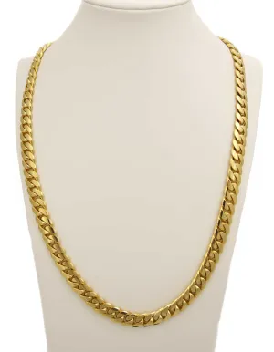 18 MM Cuban Link Chain (10K Gold)