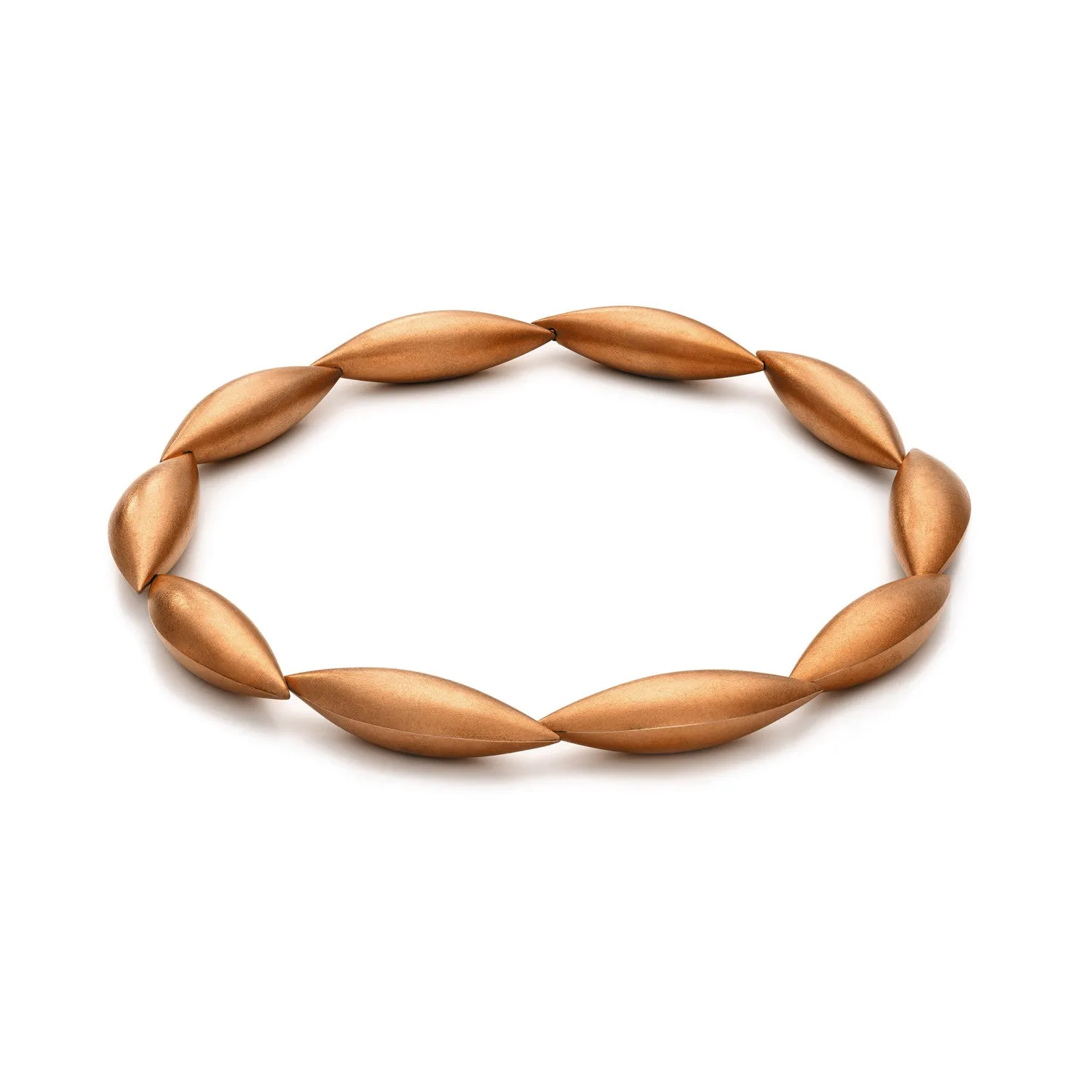 18K Rose Gold Cocoon Collier~8 Pods