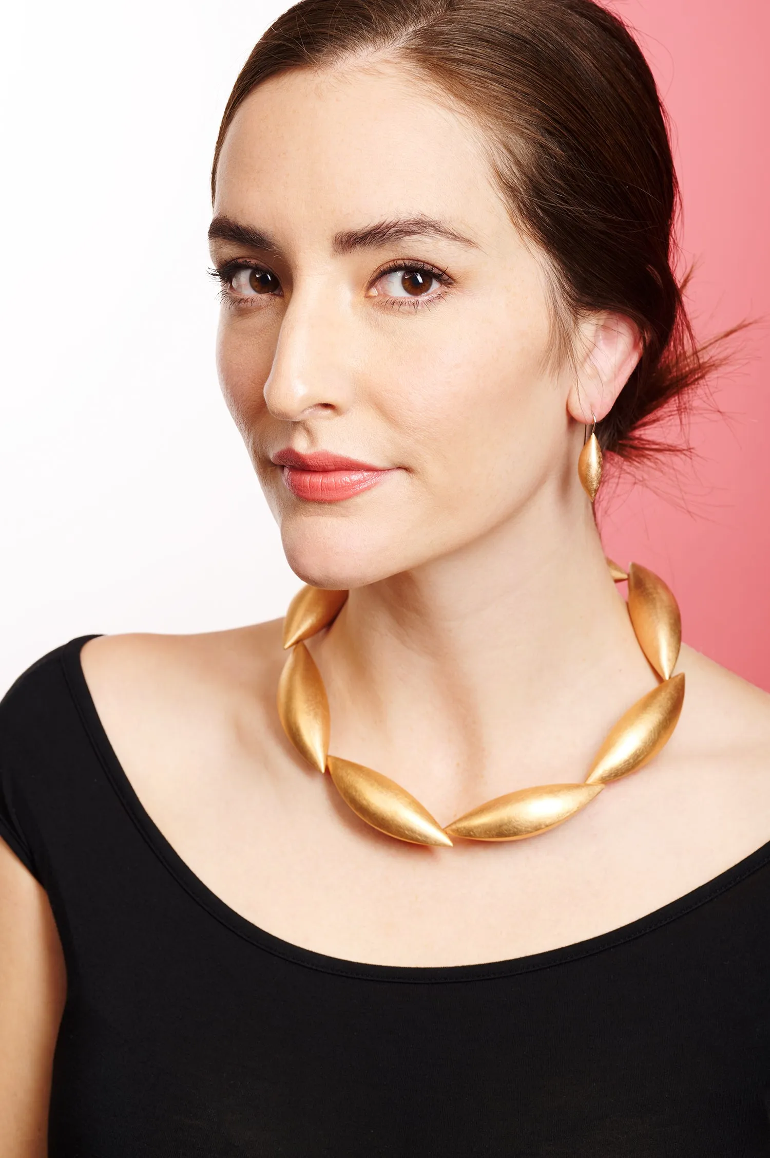 18K Rose Gold Cocoon Collier~8 Pods
