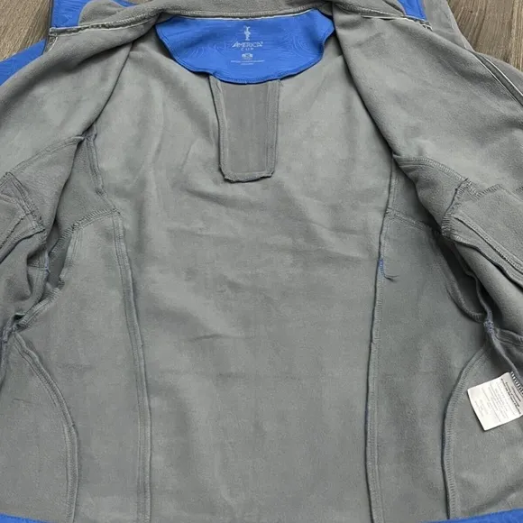 2013 34th Americas Cup Soft Shell Jacket Womens Medium Blue Sailing Fleece Lined