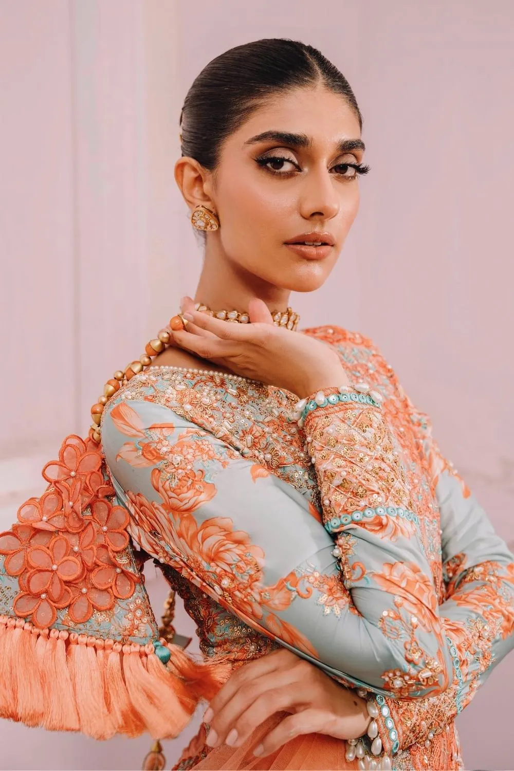 3PC Unstitched | Embroidered Luxury Formal Dress