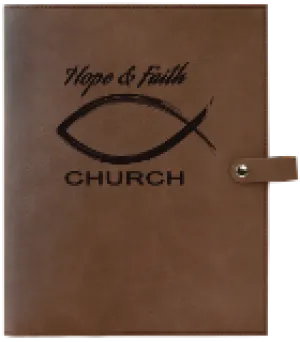 6 1/2" x 8 3/4" Leatherette Bible Cover