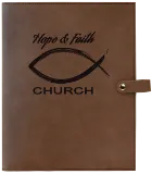 6 1/2" x 8 3/4" Leatherette Bible Cover