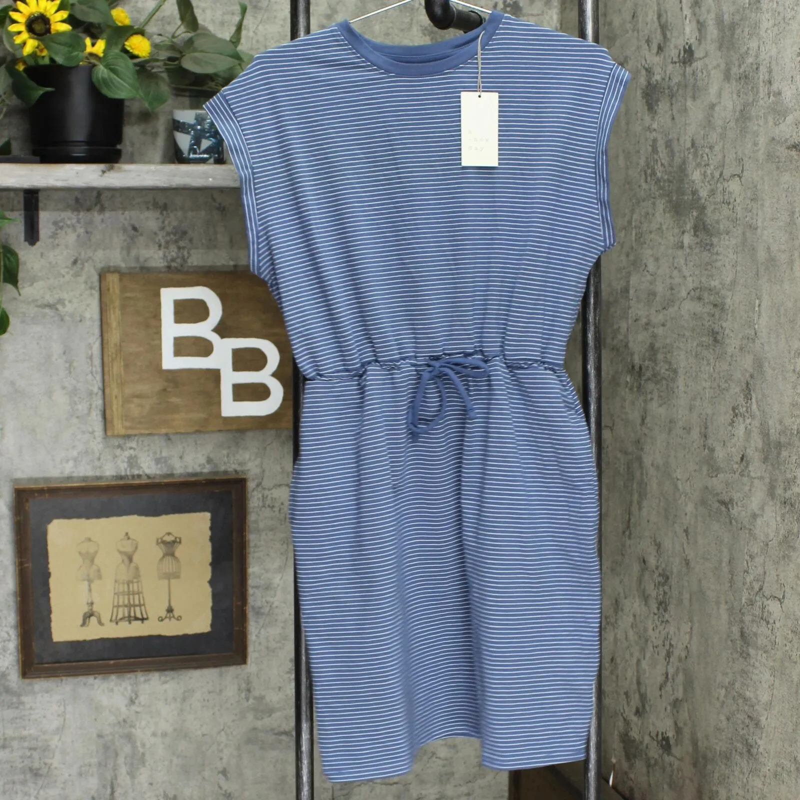 A New Day Women's Extended Shoulder A-Line Dress