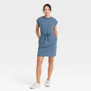A New Day Women's Extended Shoulder A-Line Dress