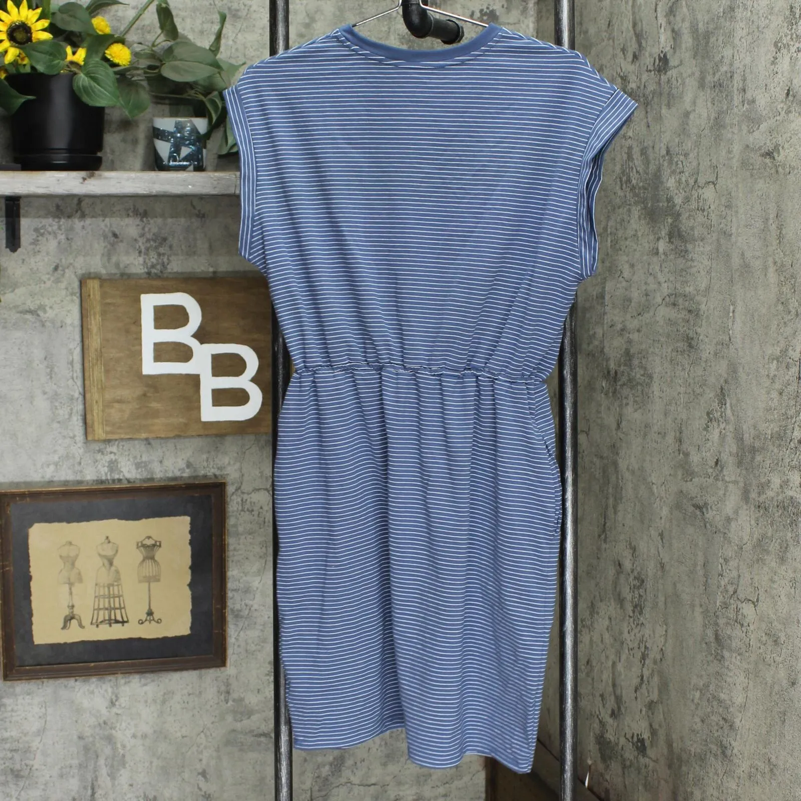 A New Day Women's Extended Shoulder A-Line Dress