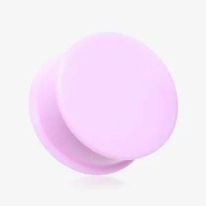 A Pair Of Soft Pastel Silicone Double Flared Plug