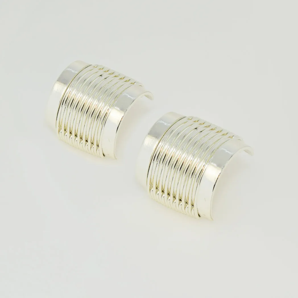 ABACO EARRINGS IN SILVER