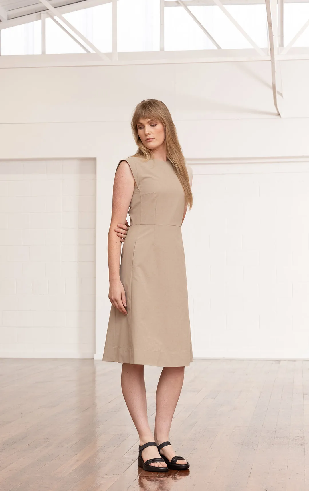 AIRVENTURE CAP SLEEVE DRESS - CLEARANCE