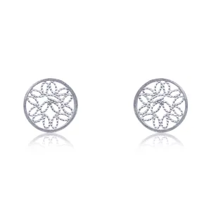 ALICE SILVER STUD EARRINGS FILIGREE