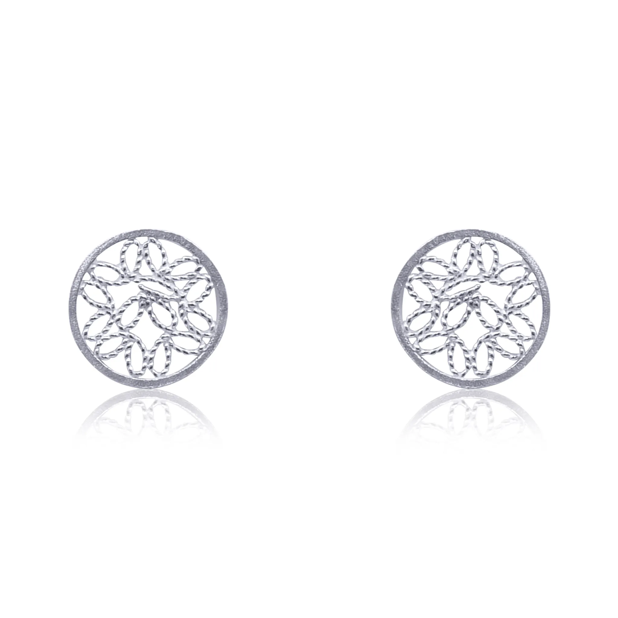 ALICE SILVER STUD EARRINGS FILIGREE
