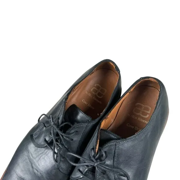 Allen Edmonds Cove Drive Men’s Sz 11 D Oxford‎ Business Dress Shoes Navy Blue