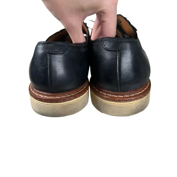 Allen Edmonds Cove Drive Men’s Sz 11 D Oxford‎ Business Dress Shoes Navy Blue
