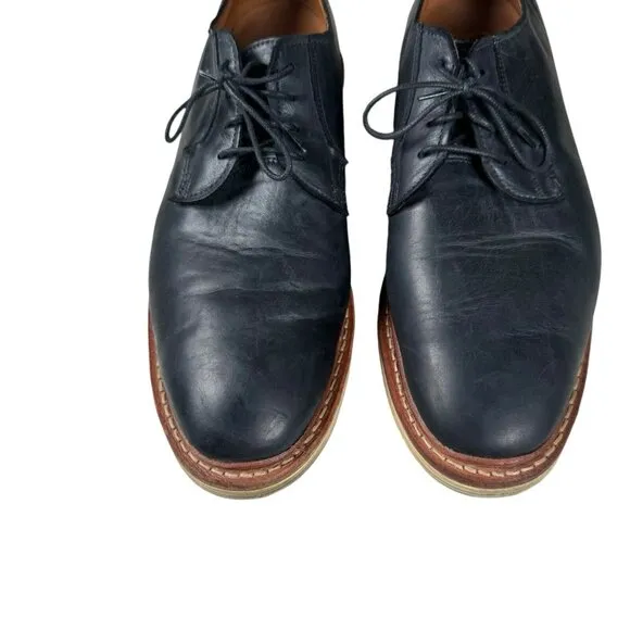 Allen Edmonds Cove Drive Men’s Sz 11 D Oxford‎ Business Dress Shoes Navy Blue