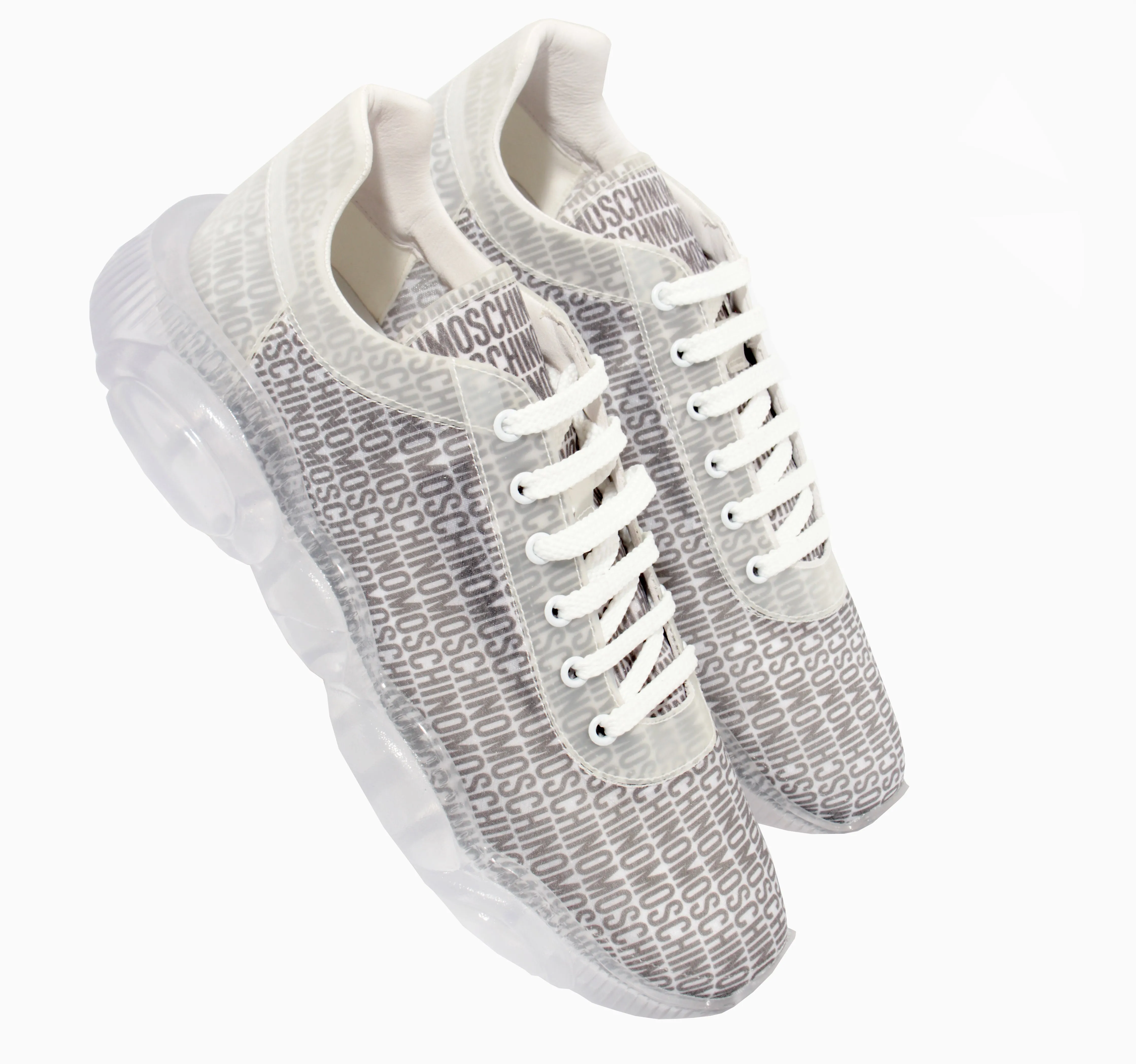 Allover Logo Sneakers - Grey