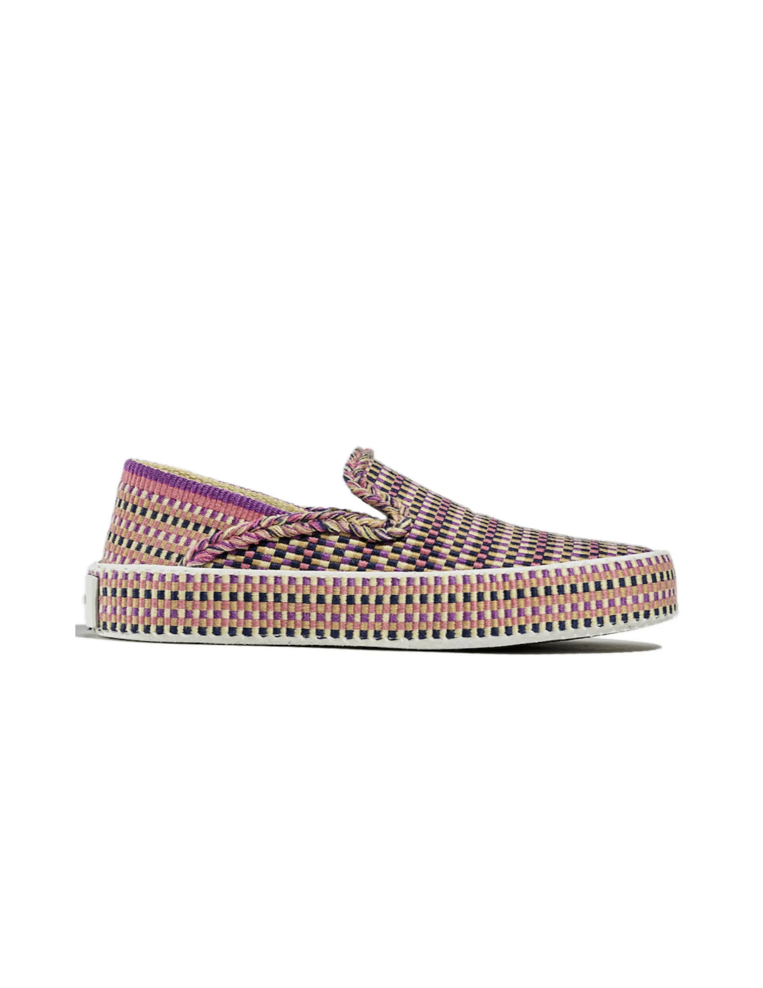 Amambaih Paris Laura Fabric Sneakers in Isle