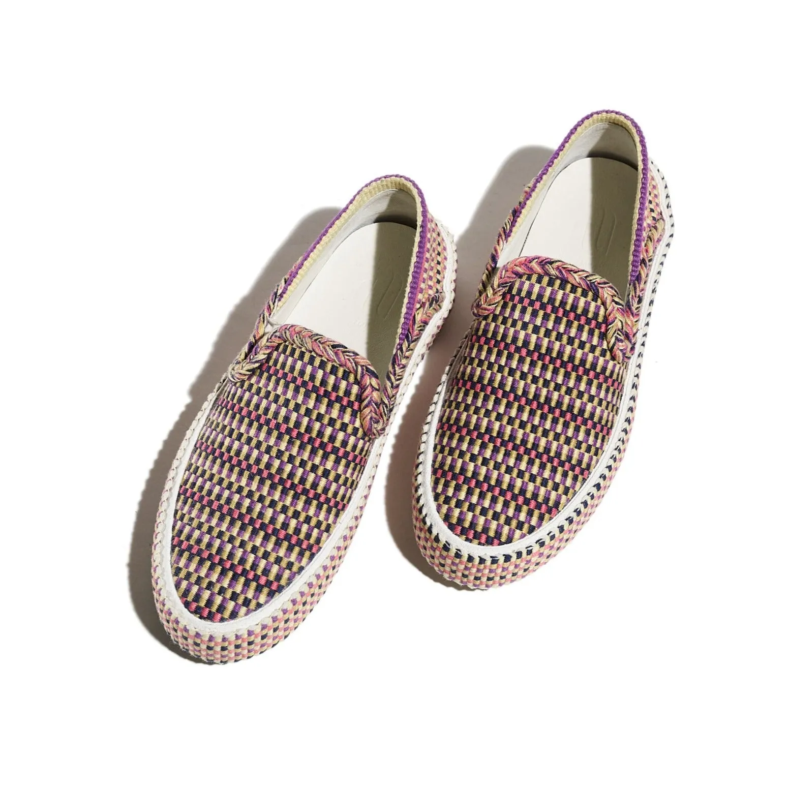 Amambaih Paris Laura Fabric Sneakers in Isle