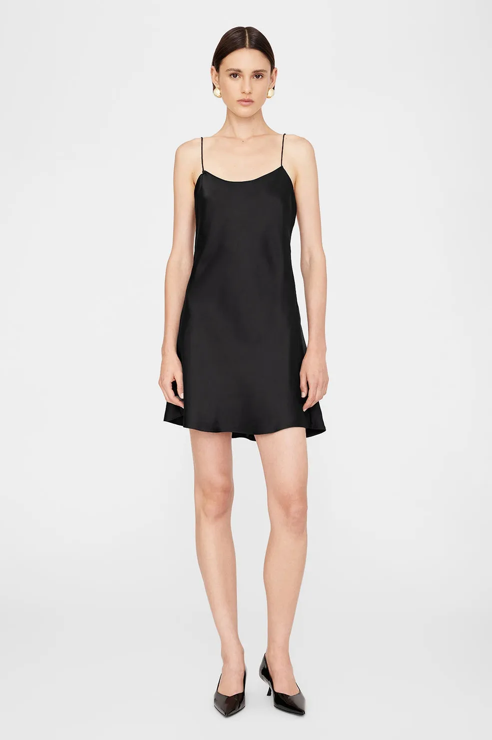 Anine Bing Chloe Mini Dress Black