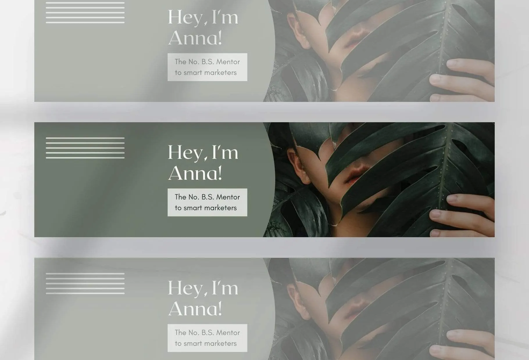 Anna LinkedIn Banner Canva Template