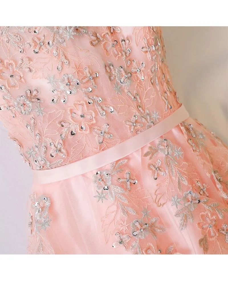 Anneprom Formal Ballgown Tulle Prom Dress With Butterflies Wedding Dresses APP0321