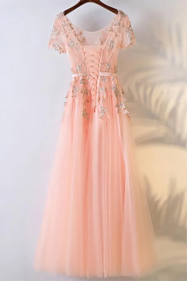 Anneprom Formal Ballgown Tulle Prom Dress With Butterflies Wedding Dresses APP0321