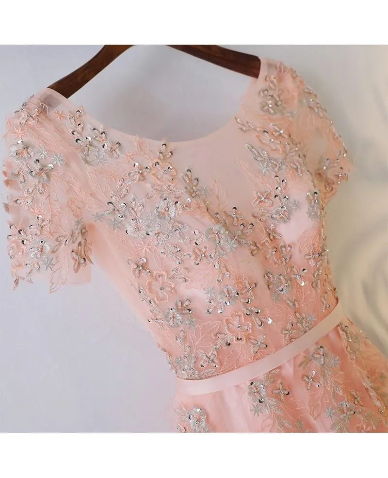 Anneprom Formal Ballgown Tulle Prom Dress With Butterflies Wedding Dresses APP0321