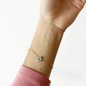 Apatite Bracelet | 925 Sterling SIlver & 18K Gold Vermeil