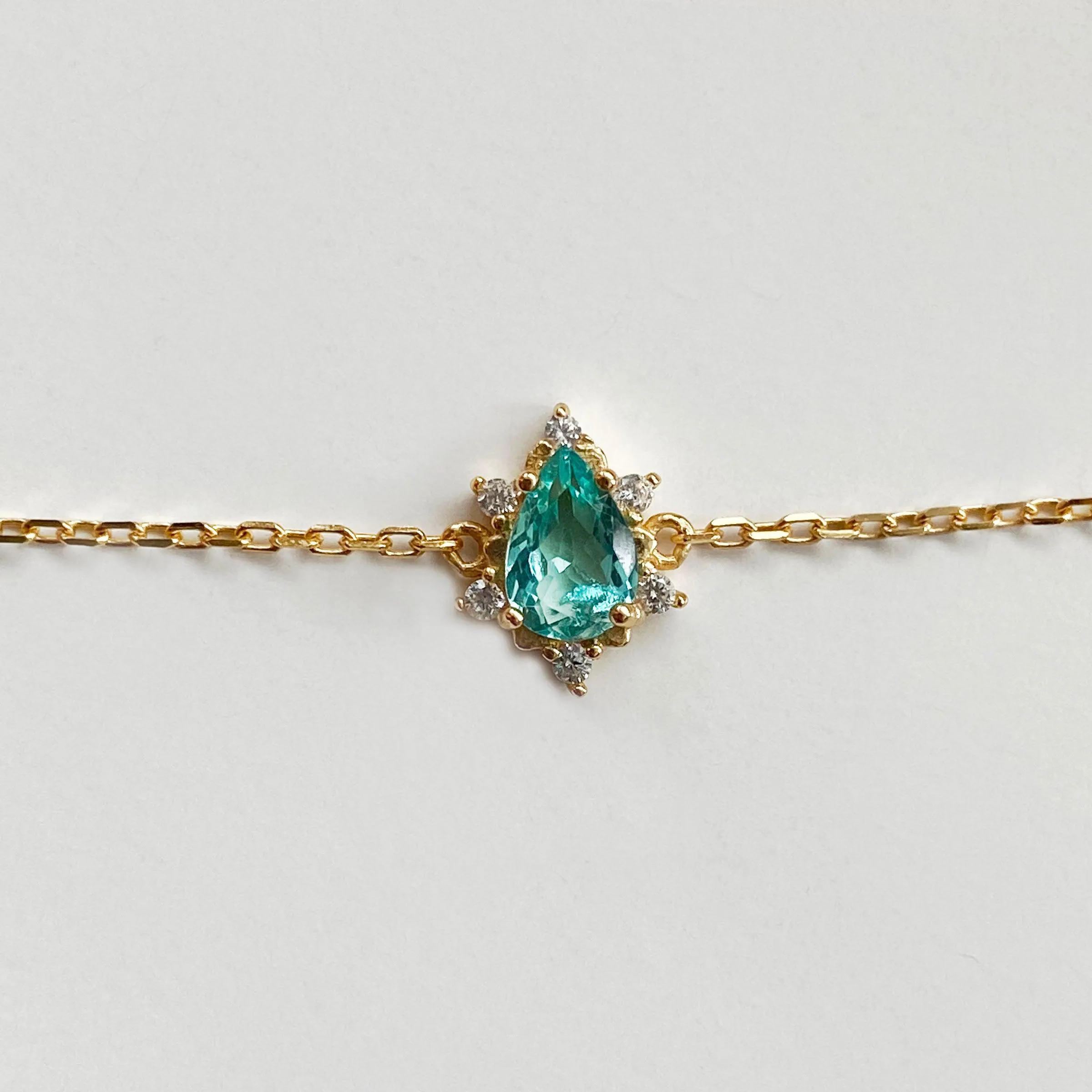 Apatite Bracelet | 925 Sterling SIlver & 18K Gold Vermeil