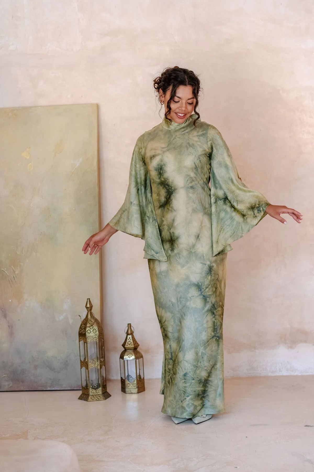 Aqua Blossom Dress