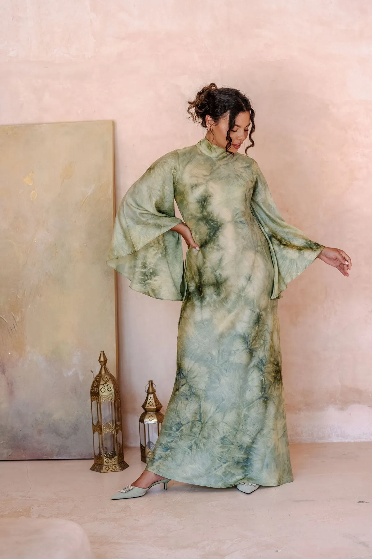 Aqua Blossom Dress