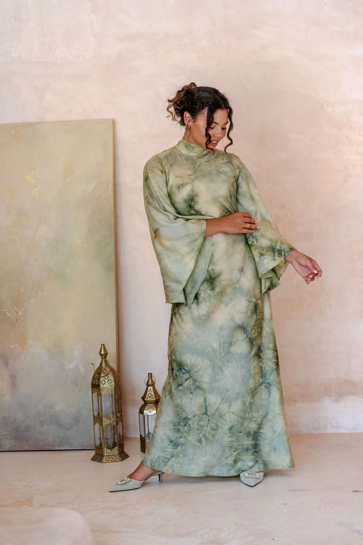 Aqua Blossom Dress