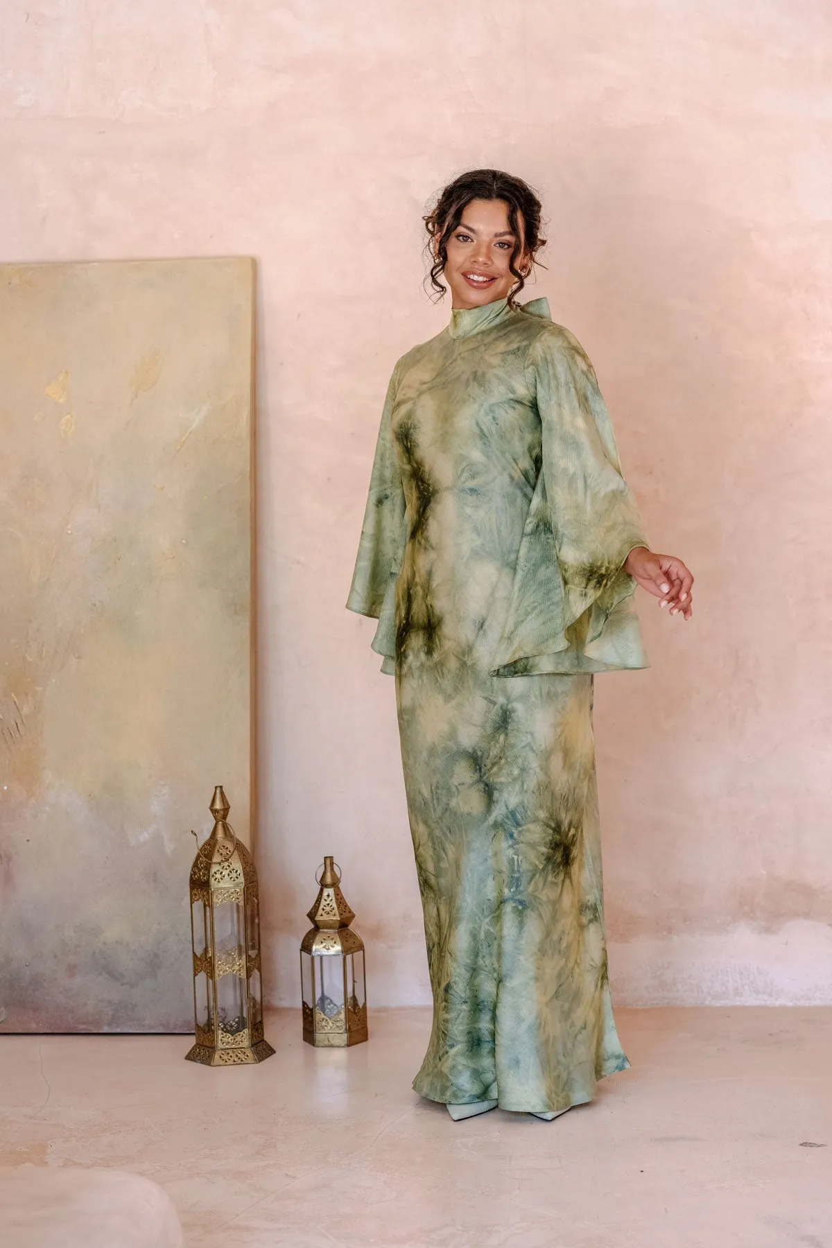Aqua Blossom Dress