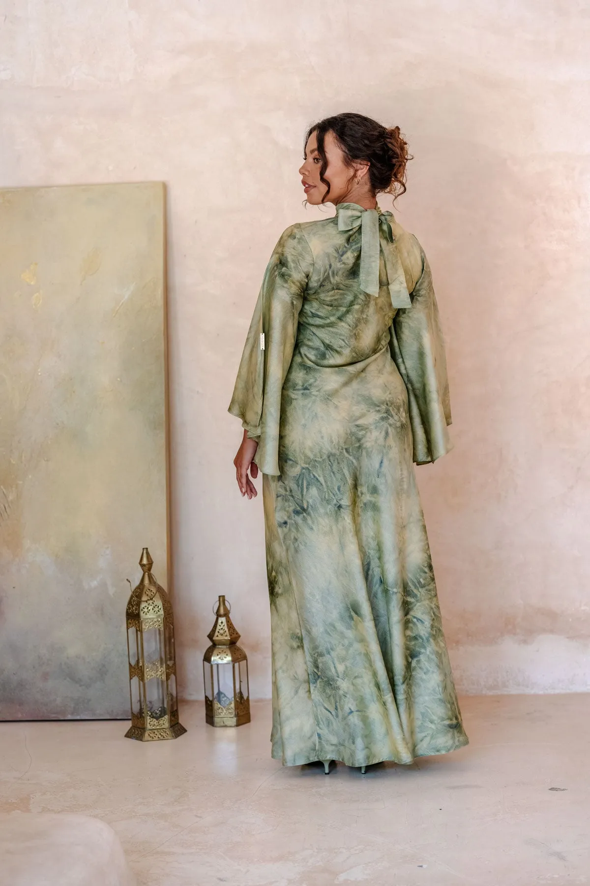 Aqua Blossom Dress