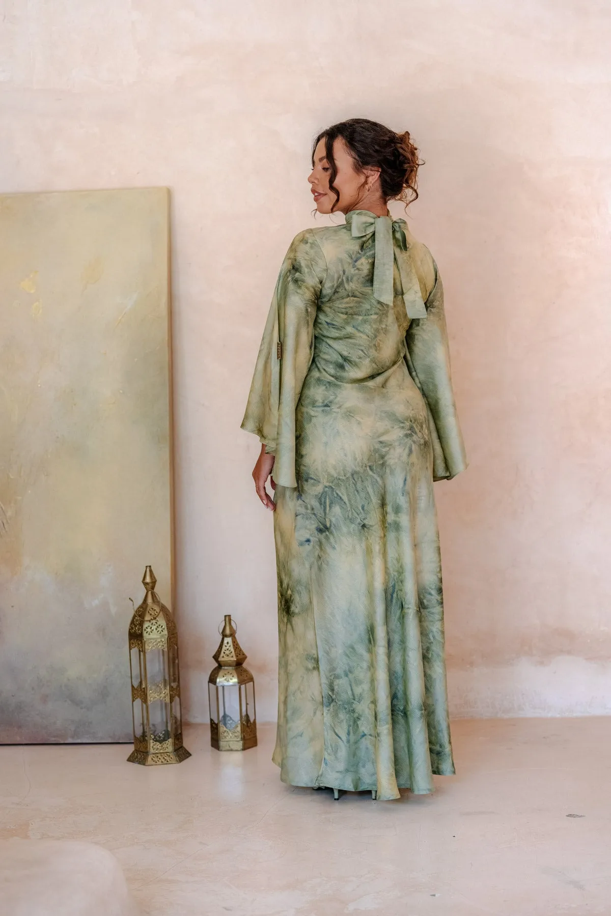 Aqua Blossom Dress