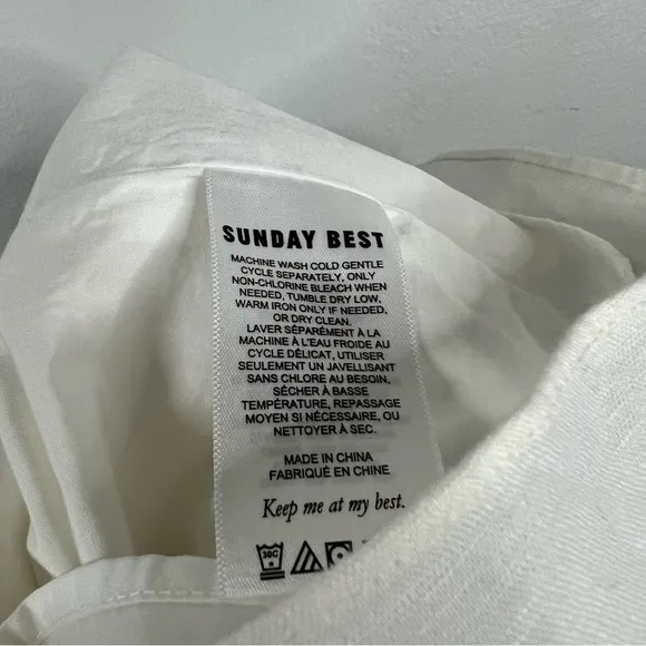 ARITZIA Sunday Best Quaint Linen Dress SIZE medium