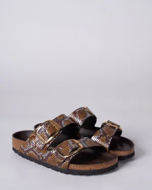 arizona big buckle - microfiber \ python brown