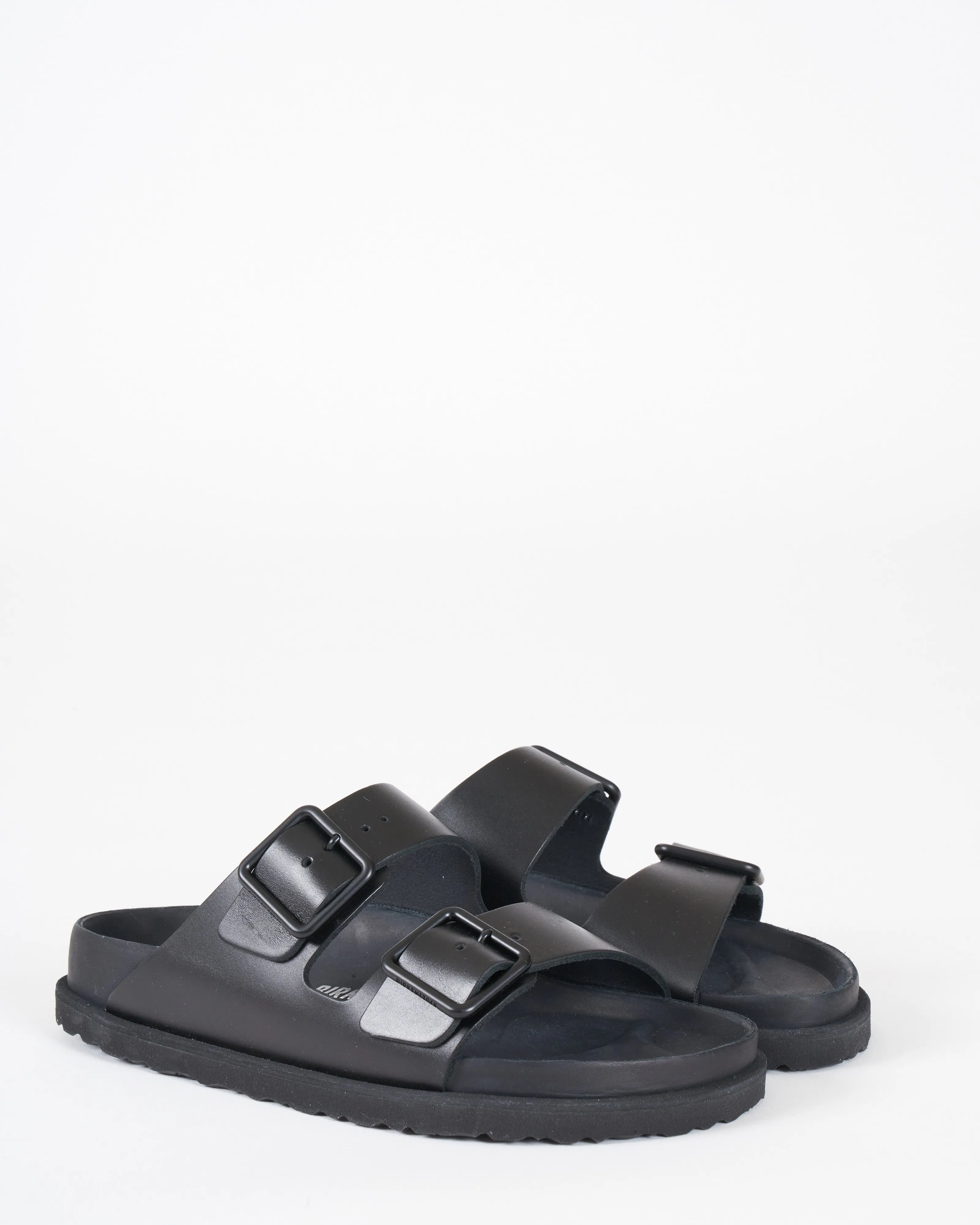 arizona smooth leather sandal - black