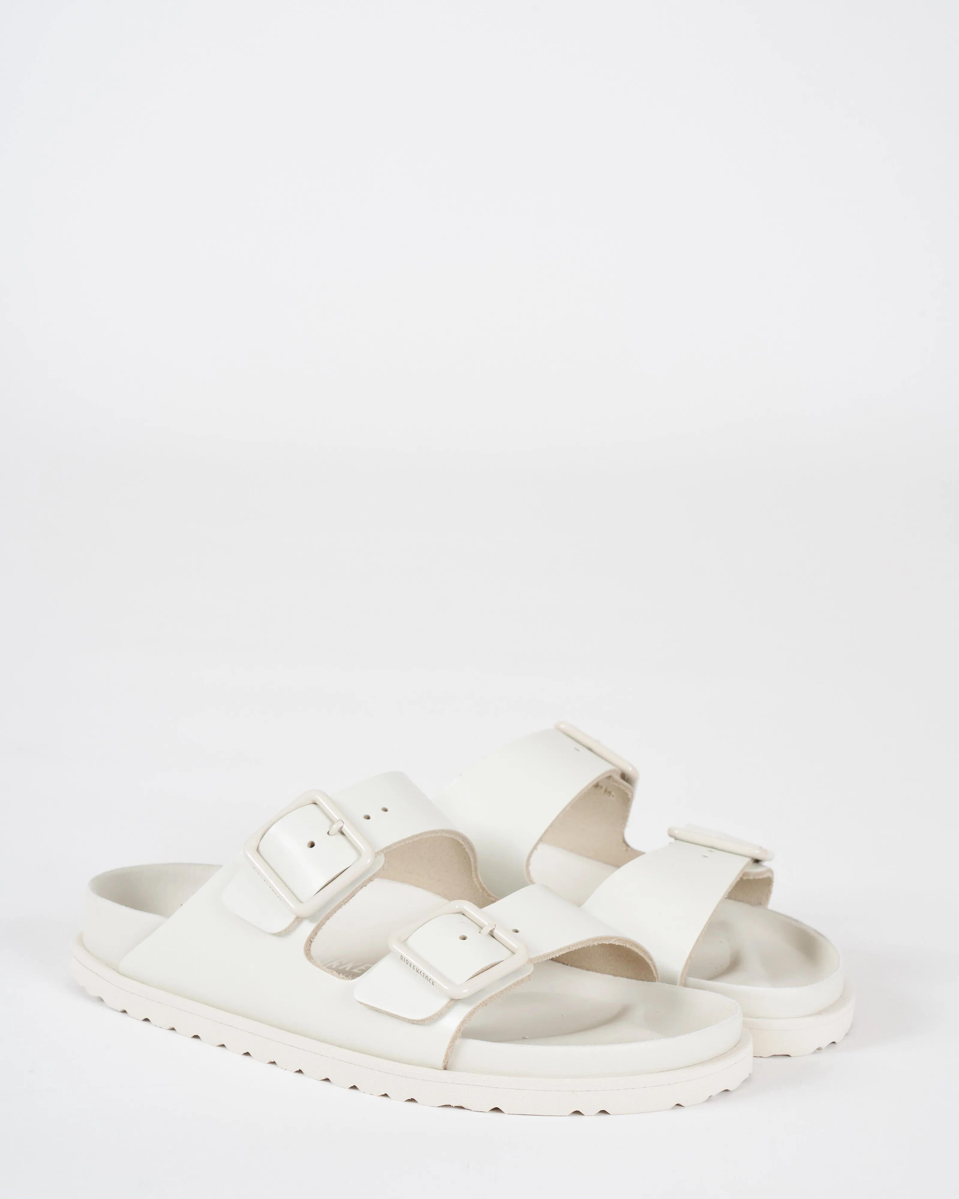 arizona smooth leather sandal - bone