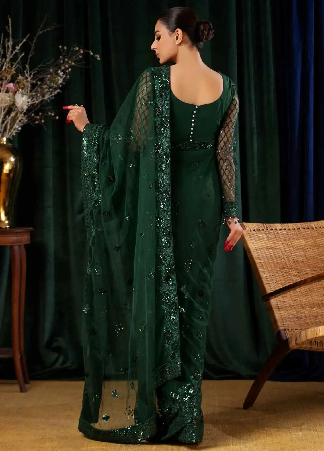 AROHA LUXURY FORMALS'24 BY RIAZ ARTS (NUREH) - UNSTITCHED WEDDING FORMAL COLLECTION 05