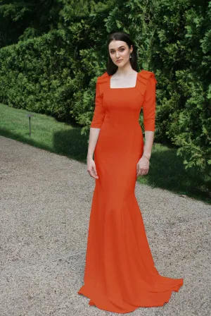 Artemis Minimalist Formal Gown for Fall