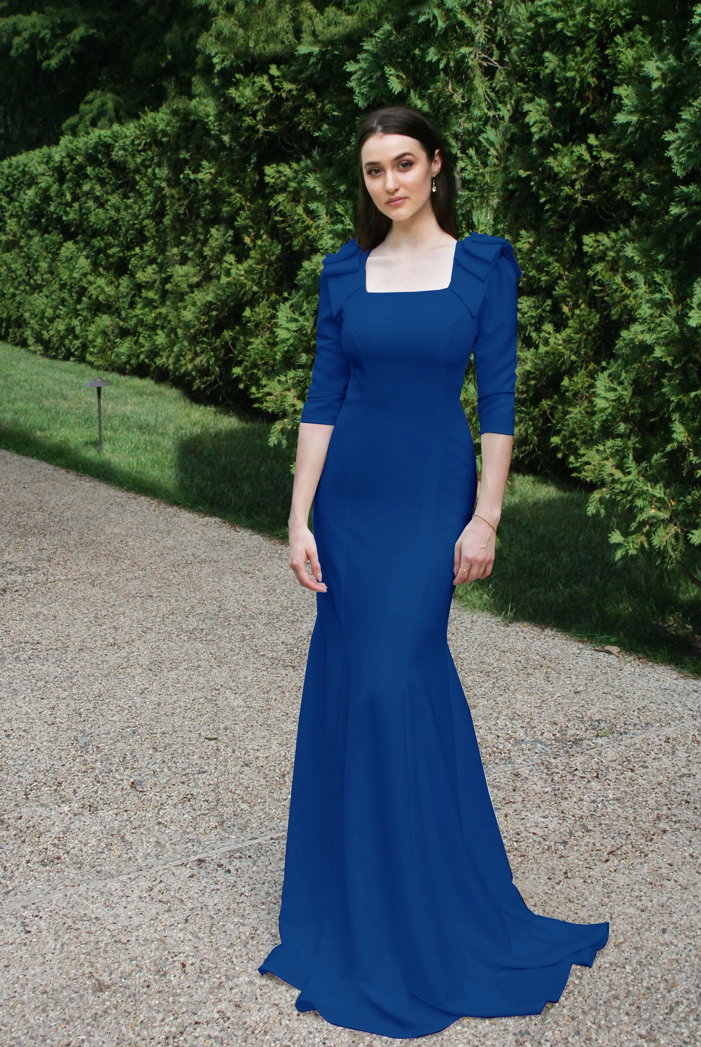Artemis Minimalist Formal Gown for Fall