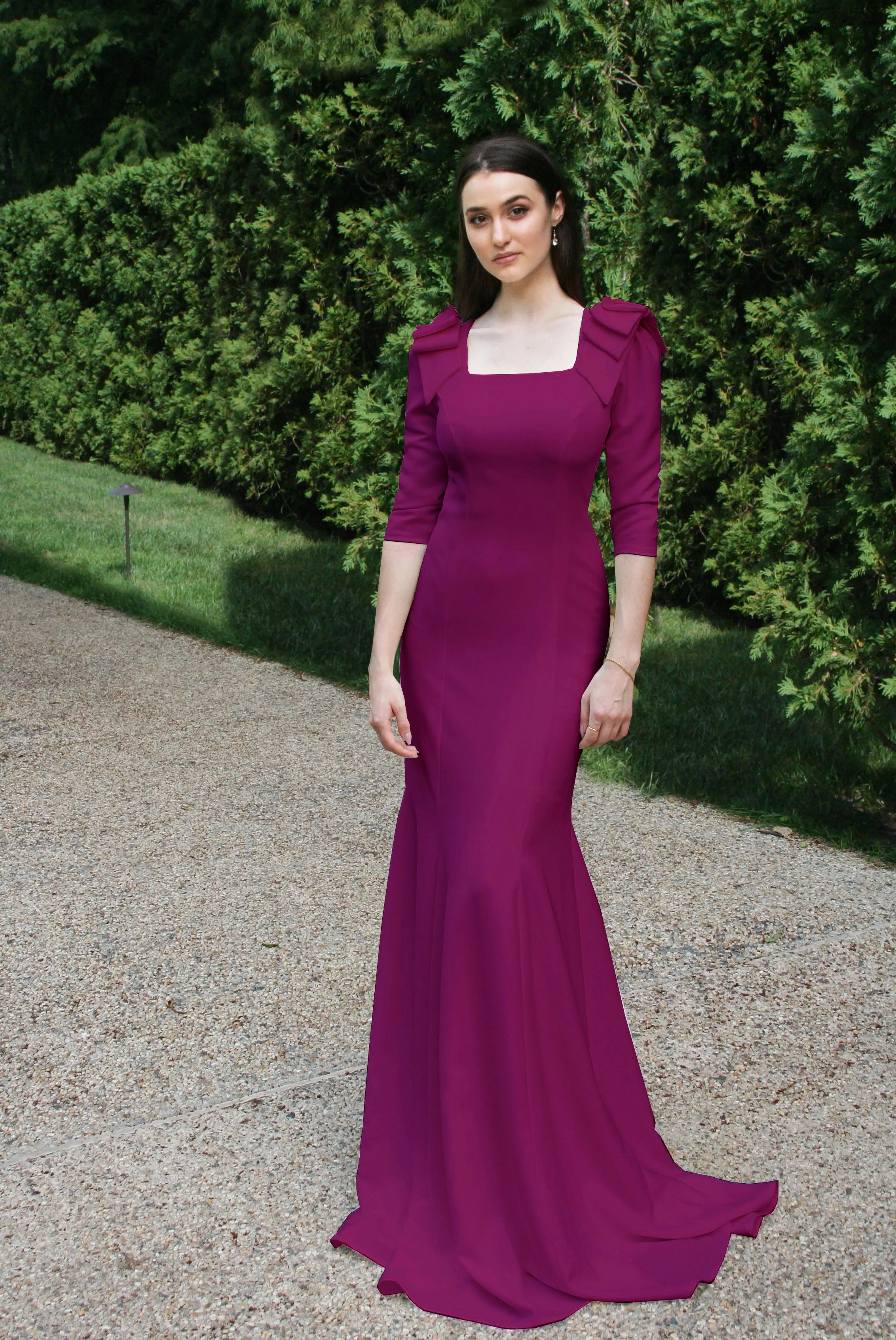 Artemis Minimalist Formal Gown for Fall