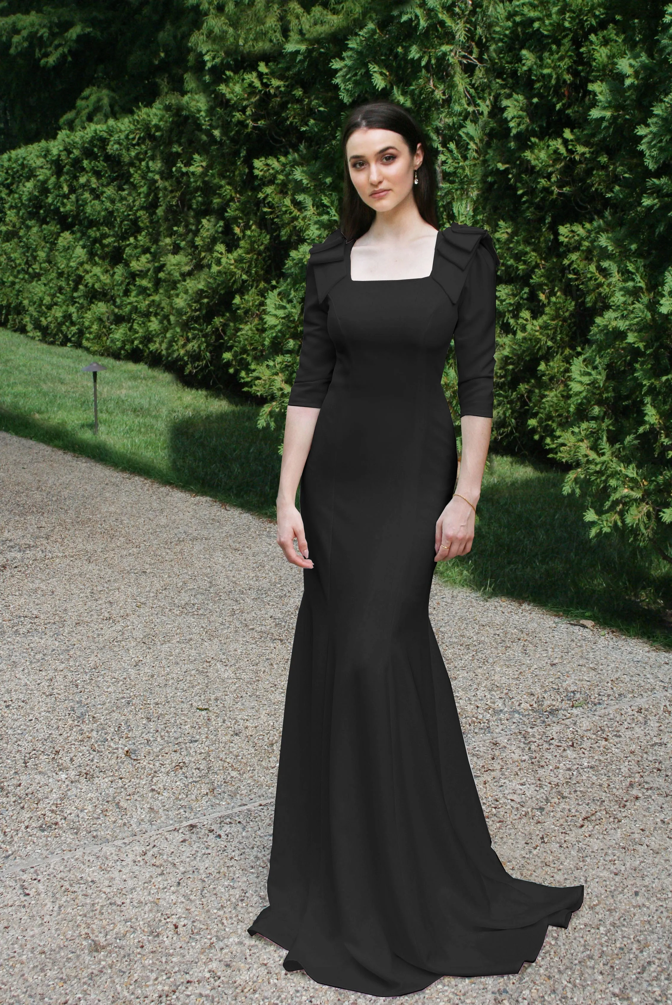 Artemis Minimalist Formal Gown for Fall