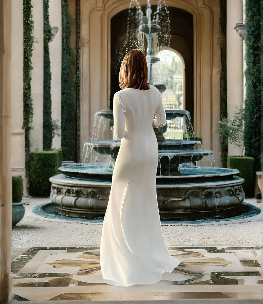 Artemis Minimalist Formal Gown for Fall