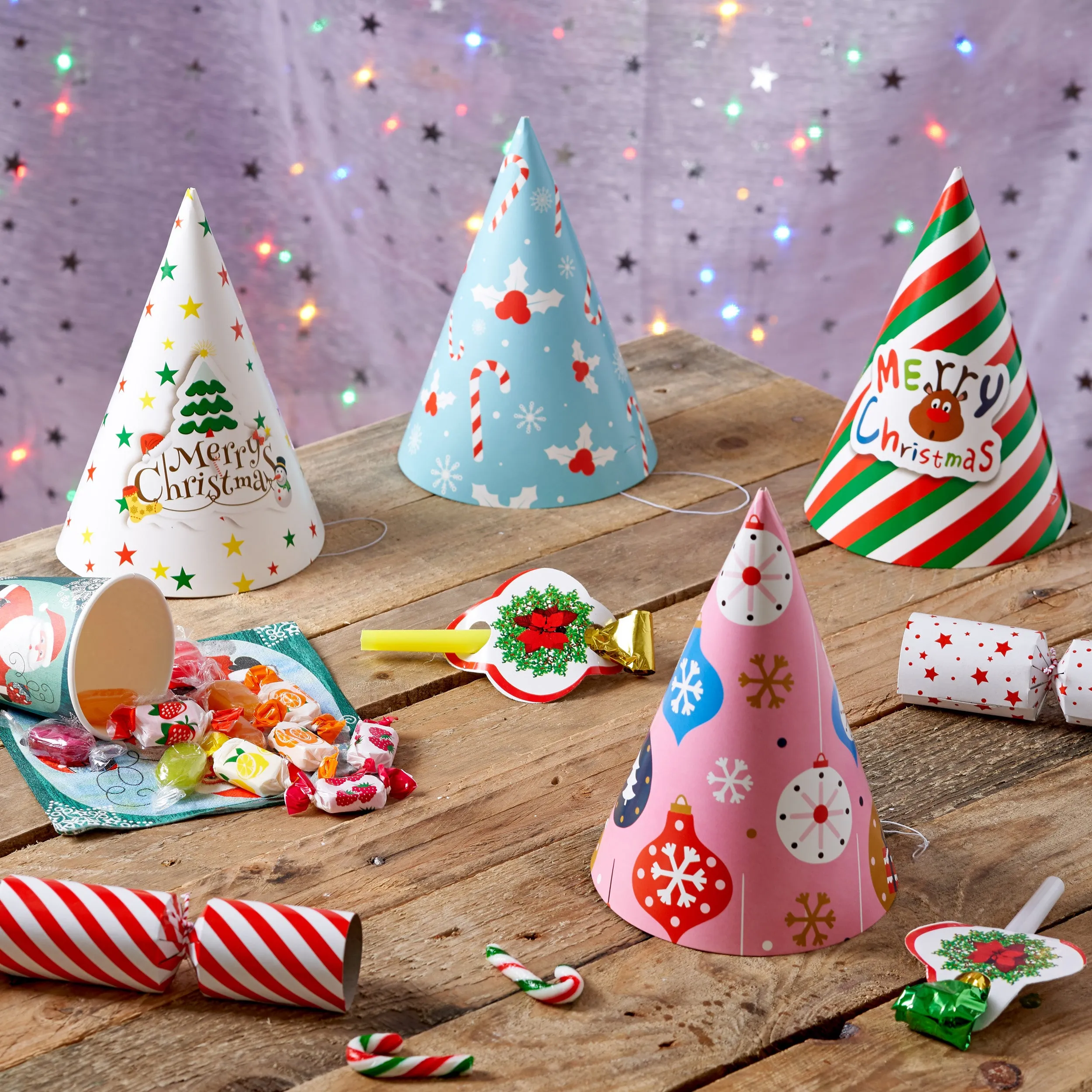 Assorted Christmas Party Hats