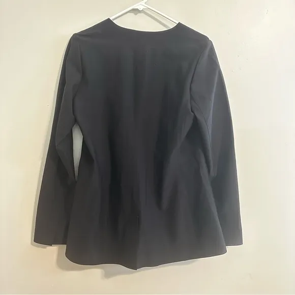 Athleta Avenue Blazer Size 14 Black Jacket with pockets Brand New Business Work