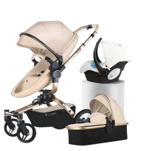 Aulon Luxury Baby Stroller 3 in 1 [Free Shipping]