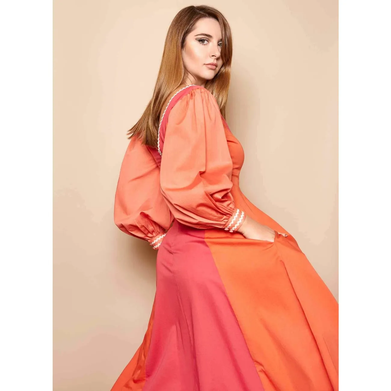 Autumn Midi Dress | Wedding Guest Dress