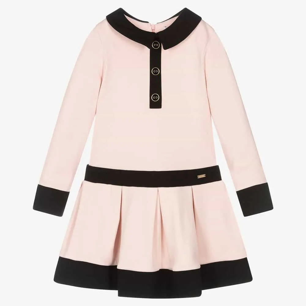 AW23 Patachou - Pink pleated dress