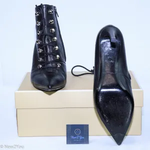 Balenciaga Lace Up Bootie Black